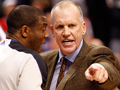 Sixers head coach Doug Collins