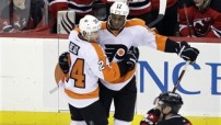 Wayne Simmonds, Matt Read, Martin Brodeur