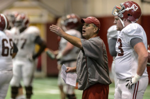 Crimson Tide Football Practice Media Window